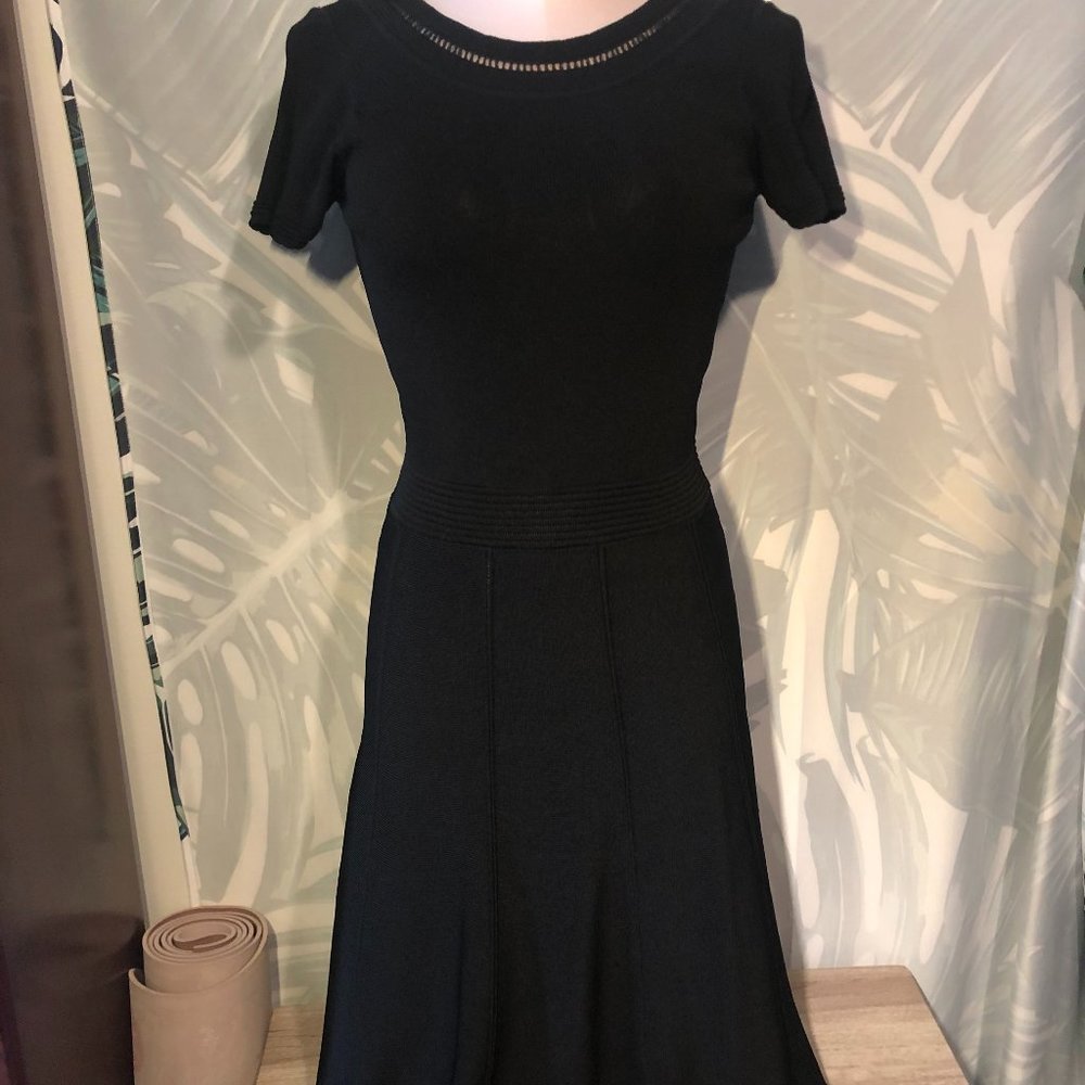 Feminine black dress